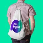 Divi Engine String Bag (Big Logo)
