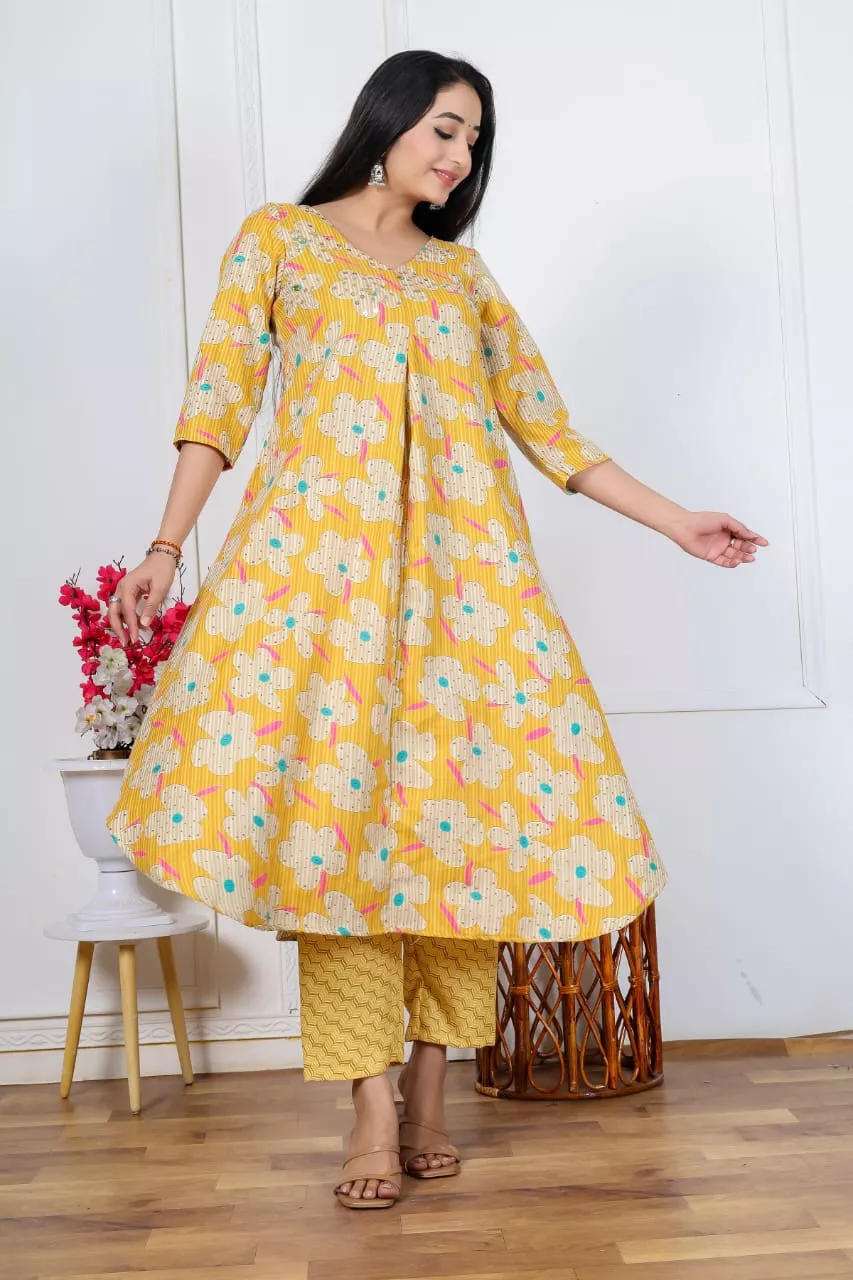 Yellow Kurta
