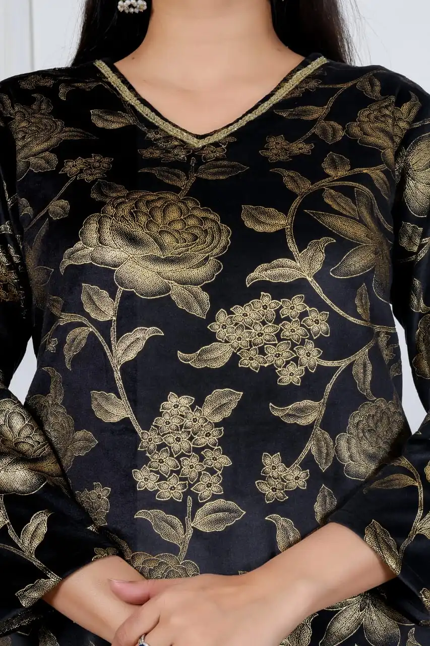 Luxurious Green flowery Kurta