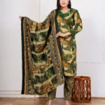 Designed Green Kurti