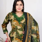 Designed Green Kurti