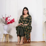 Luxurious Green flowery Kurta