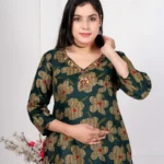 Luxurious Green flowery Kurta